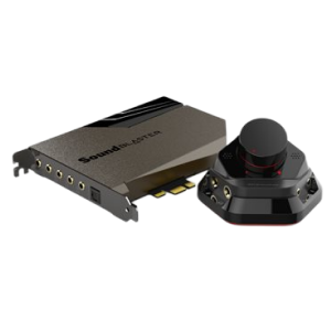 Front facing image of a Sound card