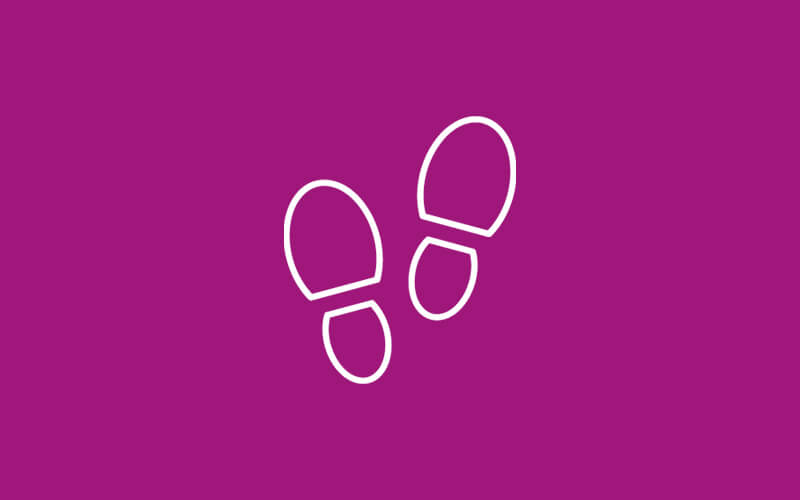 Footprint icon image