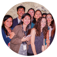 Group of smiling Insight Manila teammates