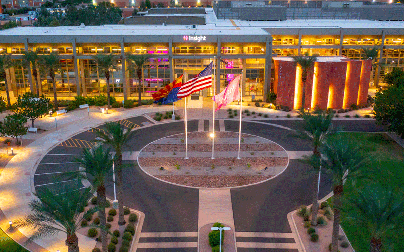 Overhead view of Chandler, Arizona Insight headquarters
