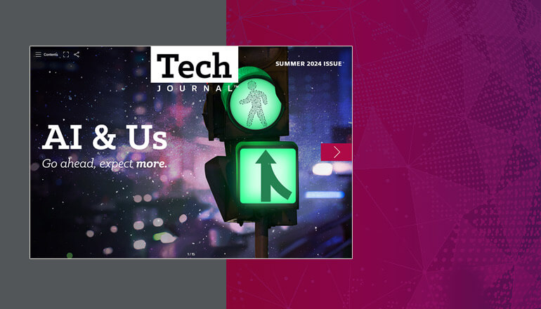 Article Summer 2024 Tech Journal magazine: AI & Us Image