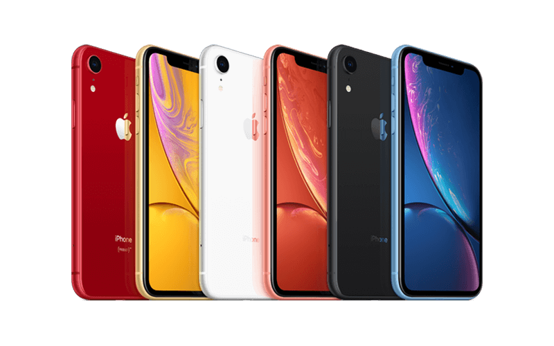 iPhone XR colour family