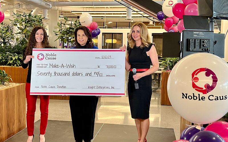 We celebrate the impact we have on the communities we operate and live in across the globe. Insight gives back to Make-A-Wish foundation