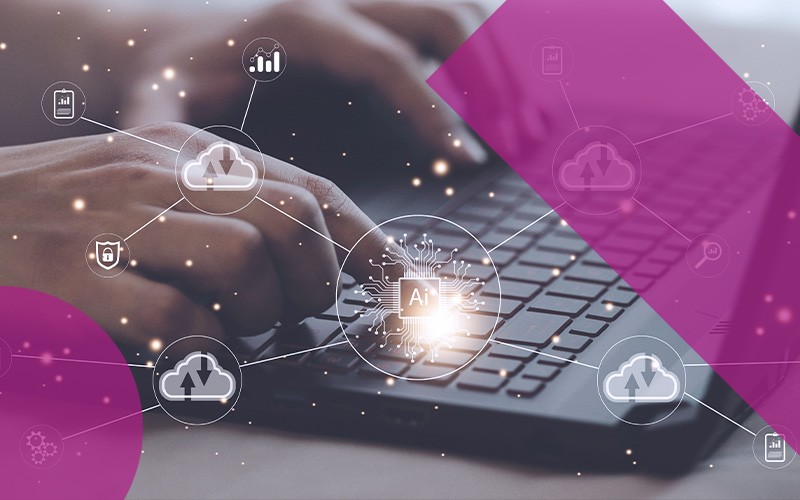 hands using keyboard