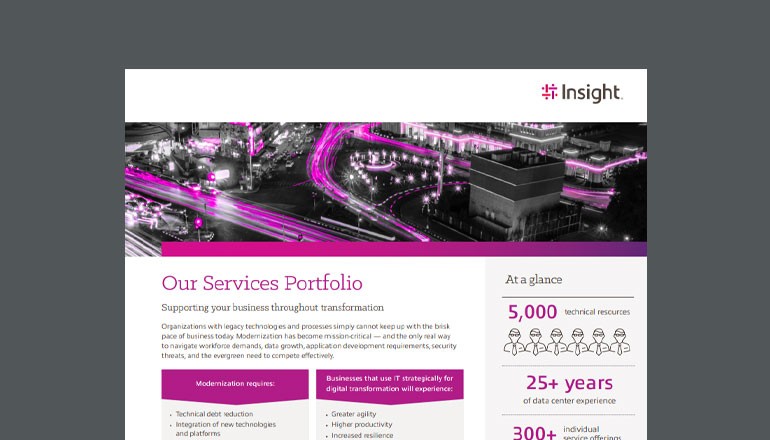 Insight’s Services Portfolio Thumbnail of asset available to download below