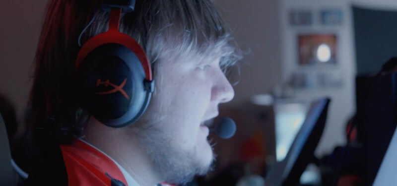 A New Competitive Edge at Catawaba College age student communicating with Esports team