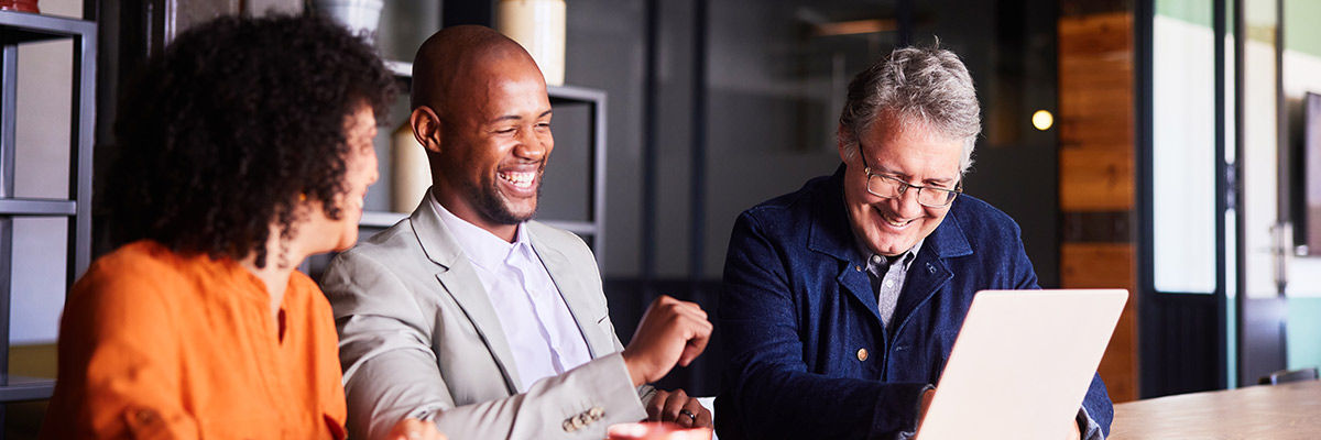 Users on device working