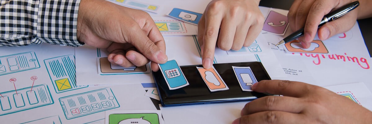 Team planning upcoming project design