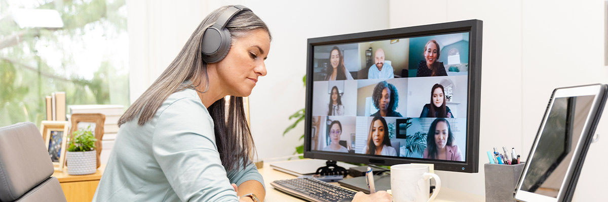 Group call on computer