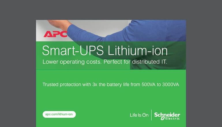 APC Smart-UPS Lithium-ion Batteries Thumbnail of asset available to download below