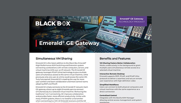 Emerald GE Gateway Thumbnail of asset available to download below