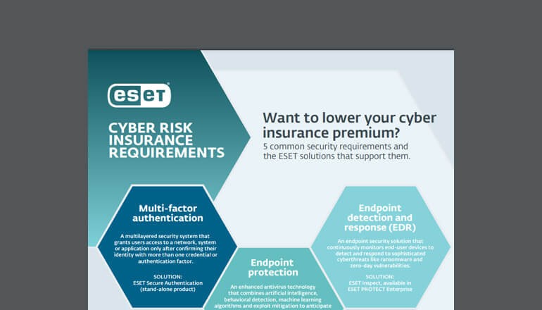 Cyber Risk Insurance Requirements Thumbnail of asset available to download below