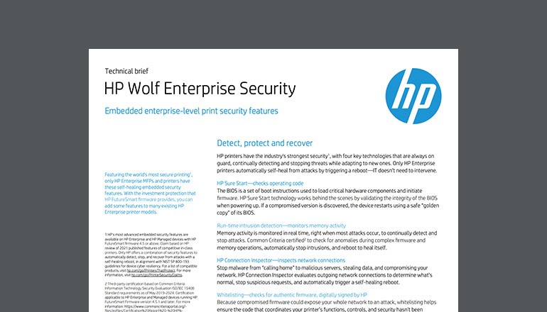 Embedded Enterprise-level Print Security Thumbnail of asset available to download below