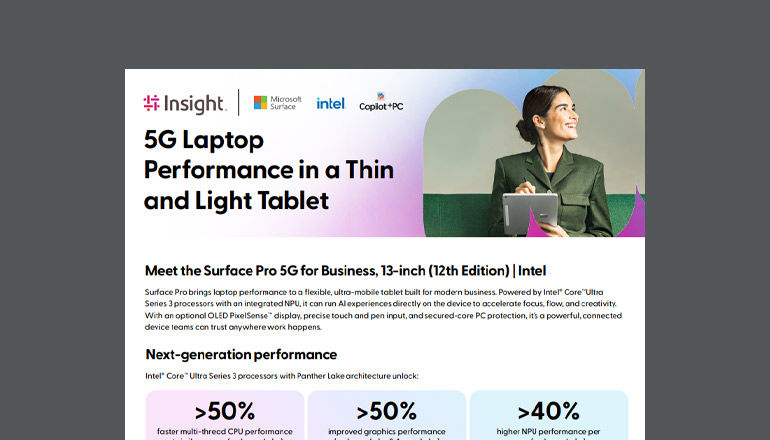 Surface Pro 5G for Business, 13-inch (12th Edition) | Intel Thumbnail of asset available to download below