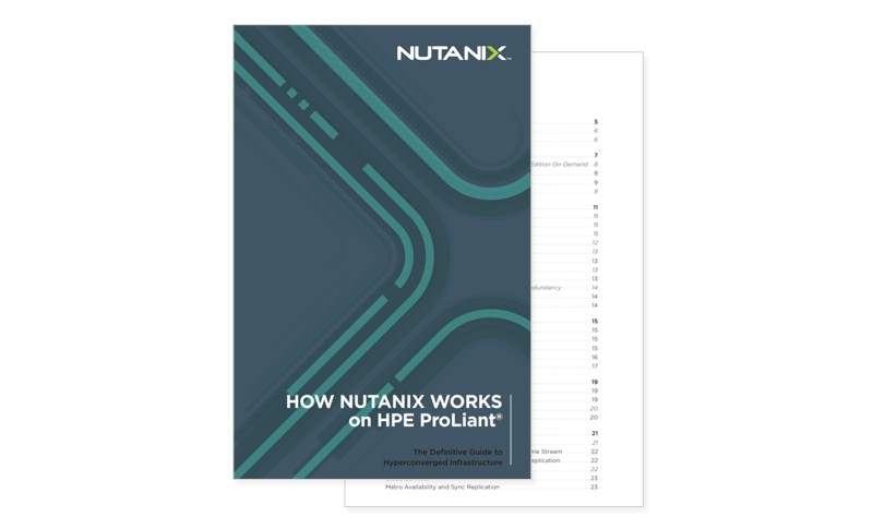 How Nutanix Works on HPE ProLiant Thumbnail of asset available by registering to download
