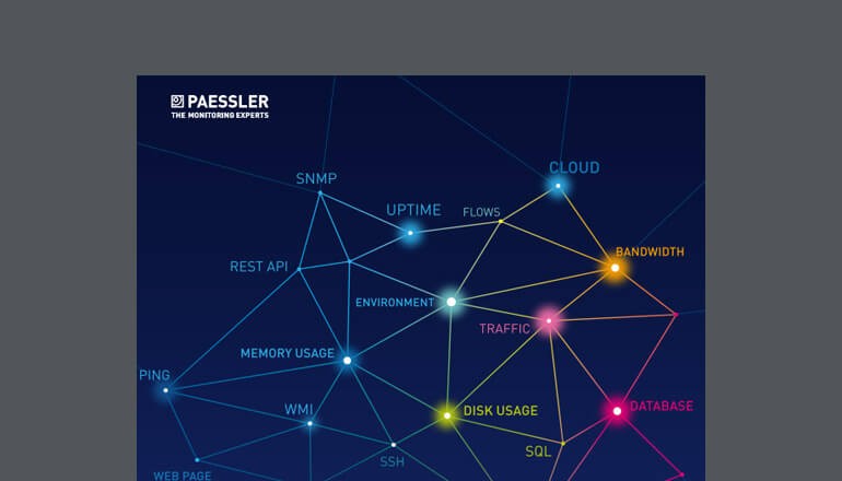 Paessler PRTG Network Monitor Thumbnail of datasheet available to download below