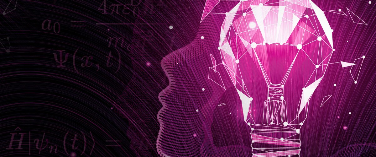 Innovate@Insight gives technical talent the resources — and confidence — to turn their novel solutions into patented technology. Illustrated rendering of creative thinker. Innovation program