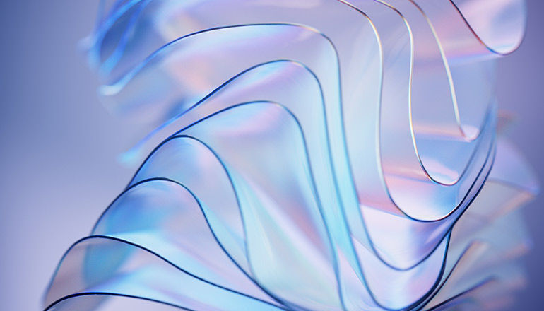 Upcoming webinar for Era of AI Series: Generative AI — Build or Buy? Abstract graphic