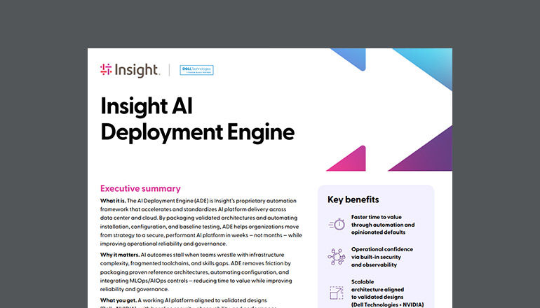 Insight AI Deployment Engine Thumbnail of asset available to download below