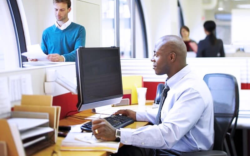 Man working at the office 