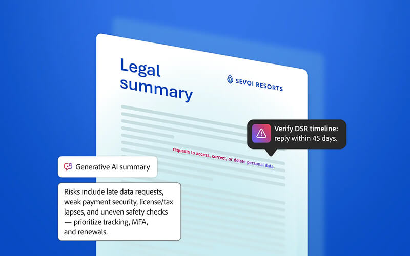 Adobe legal demo