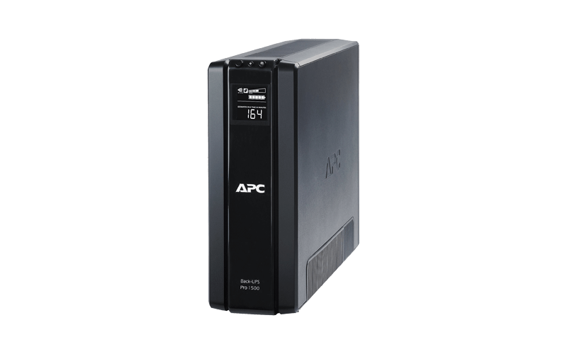 Back-UPS Pro provides abundant battery backup that ensures safe voltage levels APC Back-UPS Pro product