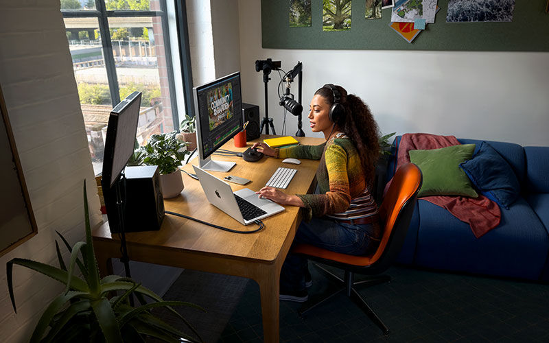 User typing on laptop User typing on laptop