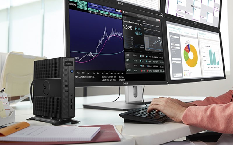 Bring the office experience home by complementing the laptop or desktop Dell Thin Client user