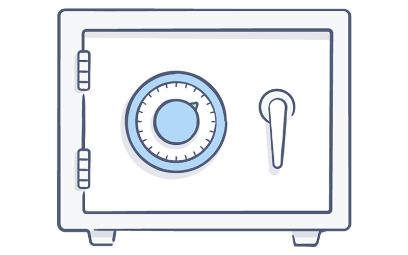 Privacy and control Privacy and control Dropbox Business illustration