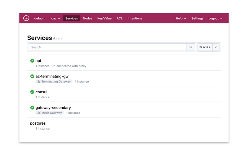 Connect and be secure with hashicorp consul Hashicorp consul interface