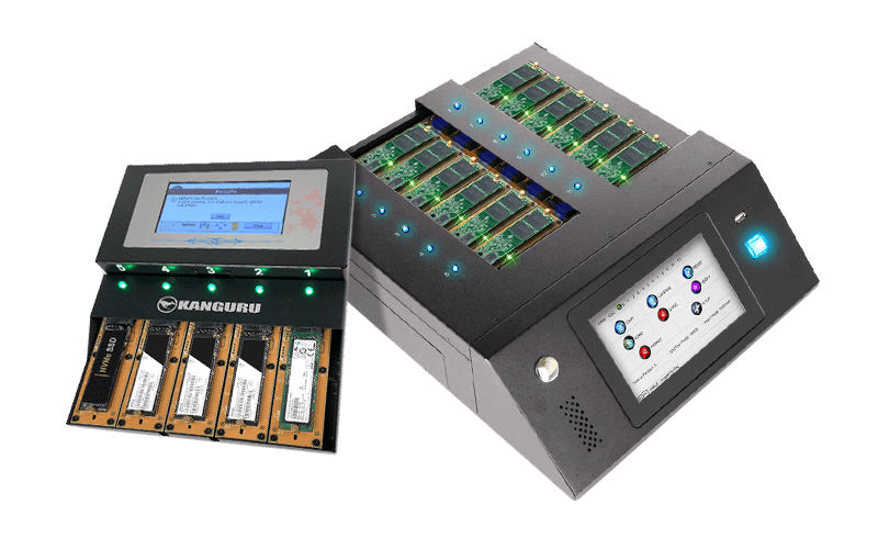 Duplicators for small or complex duplication KanguruClone Duplicators