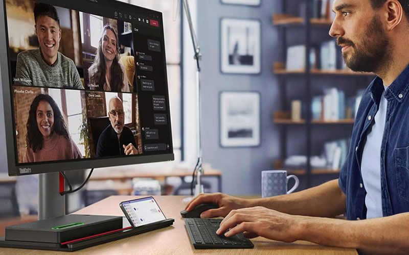 ThinkCentre M Series All-In-Ones are the all-inclusive solution ThinkCentre M Series All-In-Ones desktop