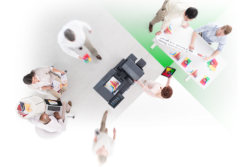 Lexmark printer in office environment