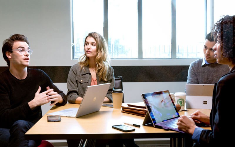 Business meeting round table