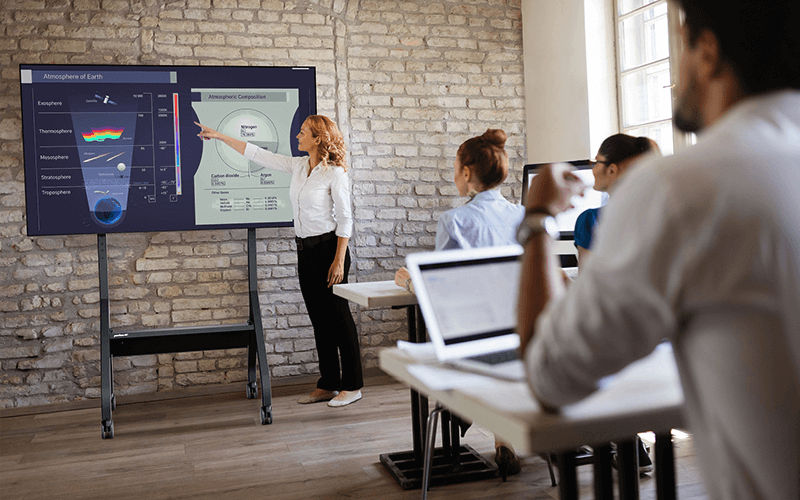 Interactive display carts