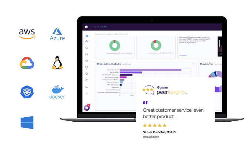 Cloud workload protection with SentinelOne reduces complexity