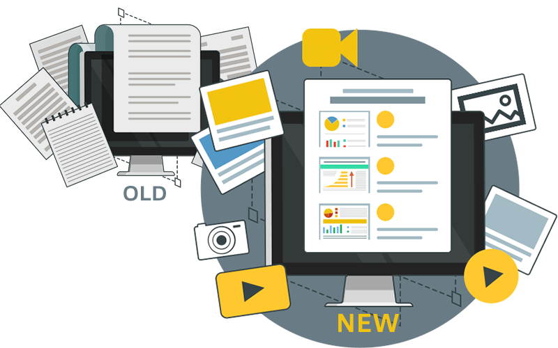 Techsmith old and new way